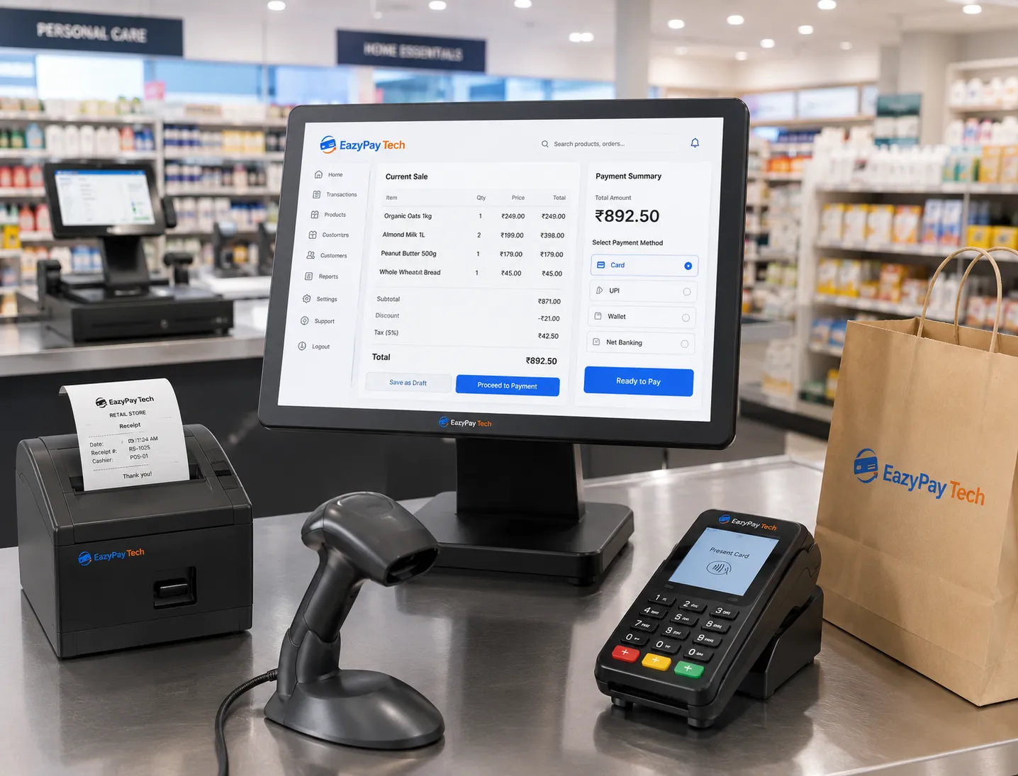 POS solutions for retail chains