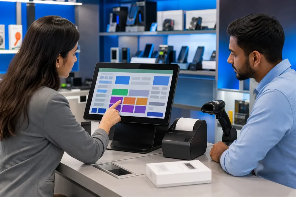 Android POS application for secure merchant payment processing