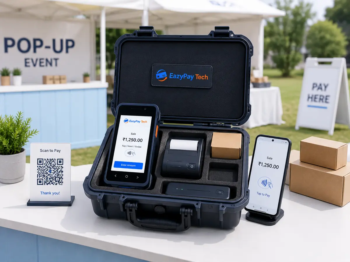 Portable payment solutions for pop-up stores and field services