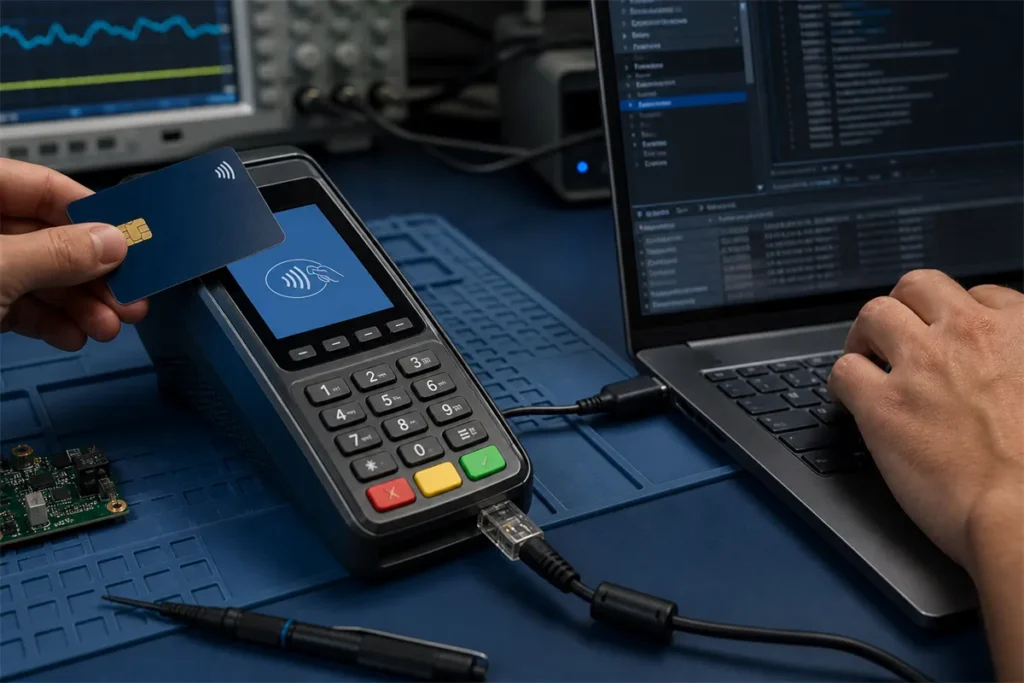 EMV kernel integration for contact and contactless POS transactions