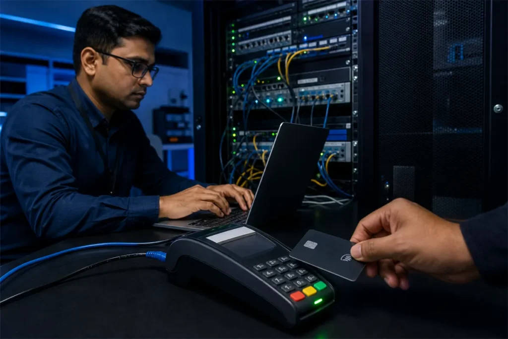 Payment host integration connecting POS terminals with backend processing systems