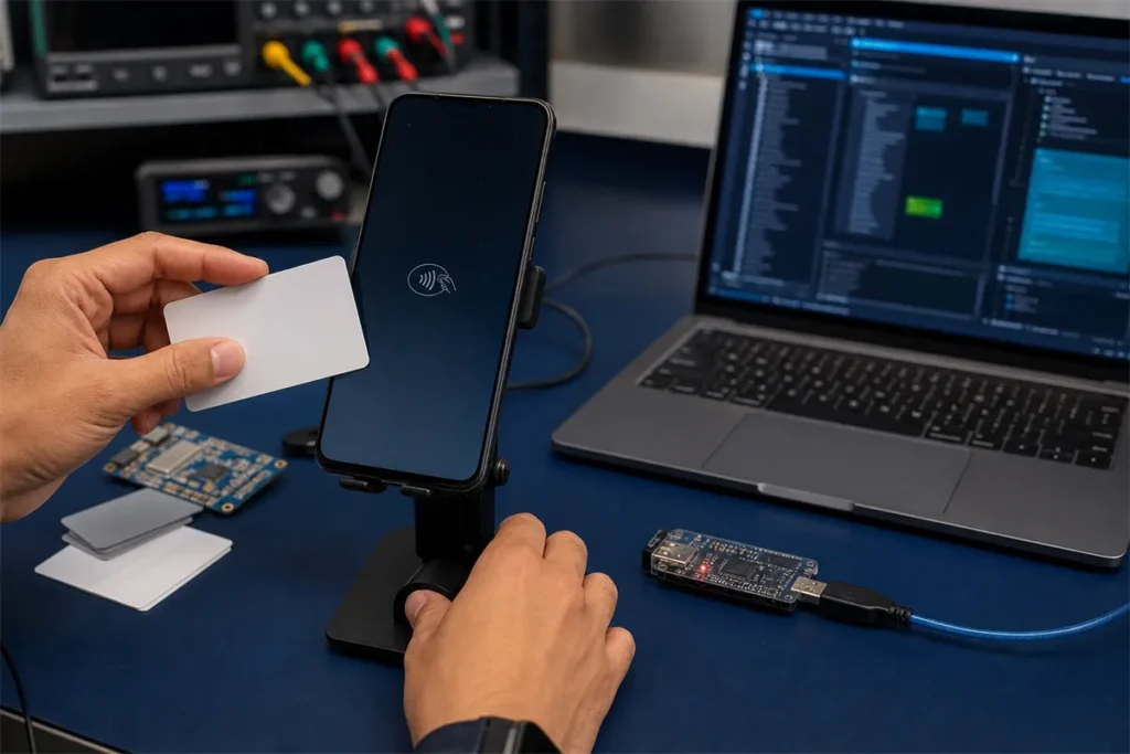 SoftPOS Tap on Phone payment acceptance using an NFC-enabled smartphone