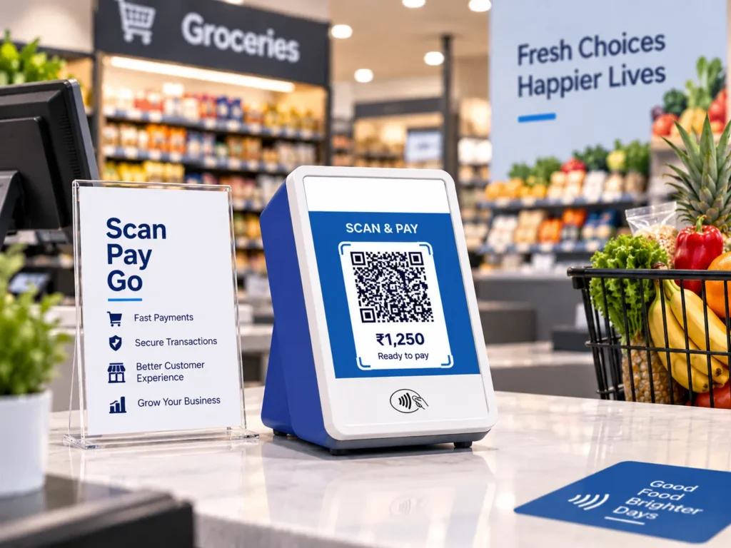 QR Payment Soundbox for supermarkets and retail stores