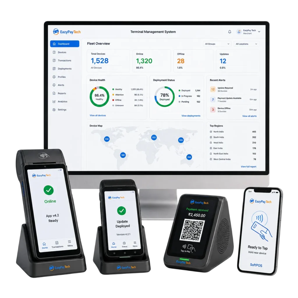 Terminal Management System for remote POS and payment device management